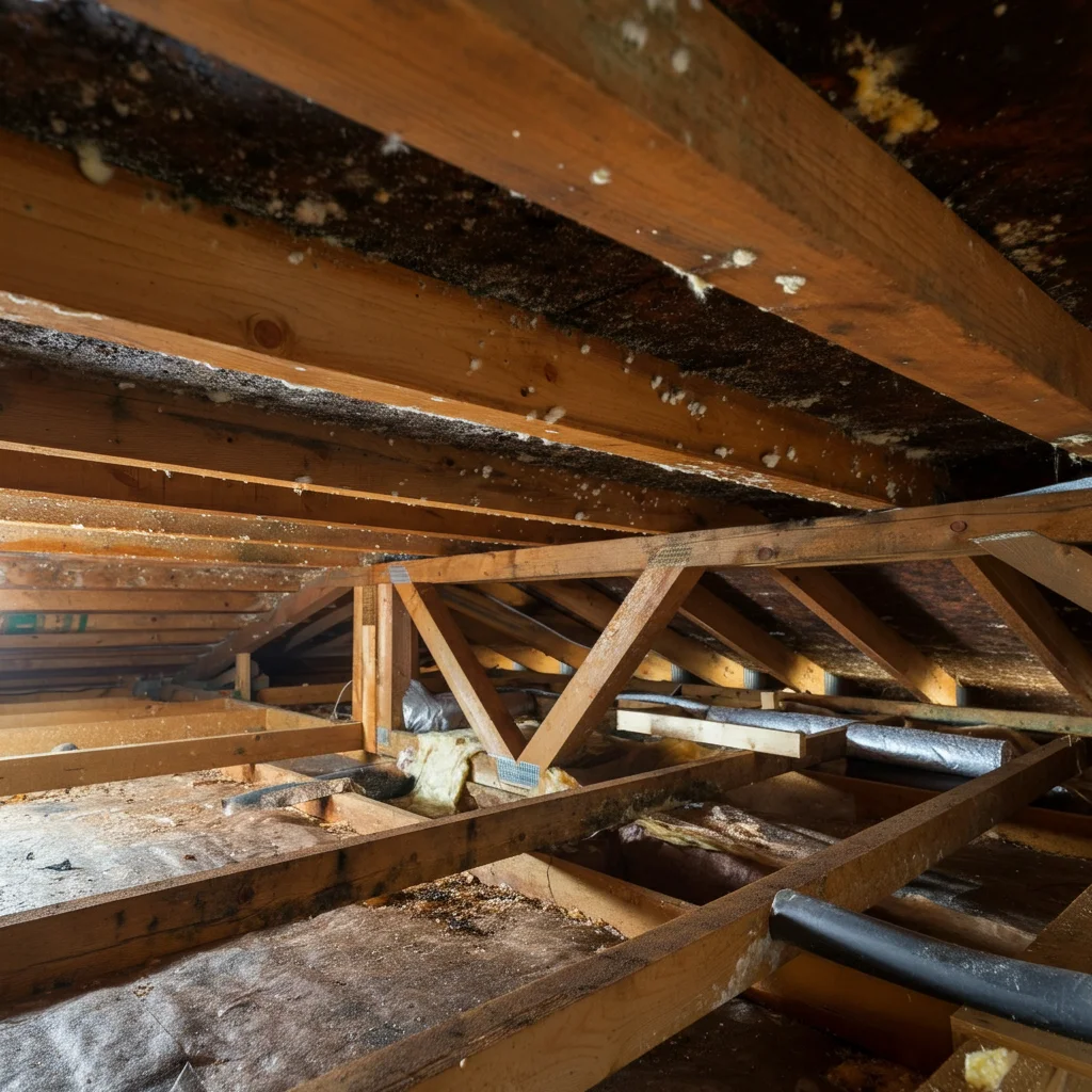 Condensation et moisissures sous toiture en Belgique : causes, consequences et solutions 2026