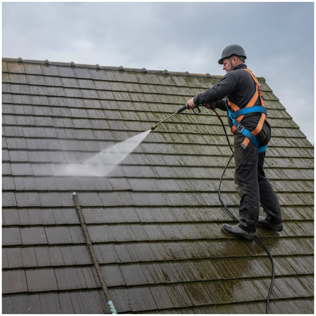 Nettoyage de toiture